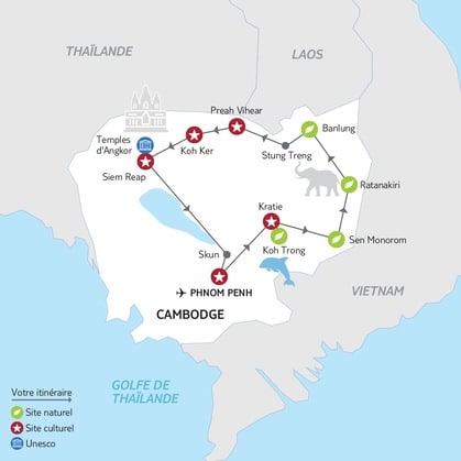 Itinéraire du circuit